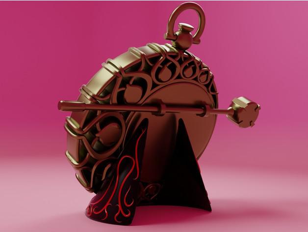 獵天使魔女 貝優(yōu)妮塔 胸針擺件3D打印模型