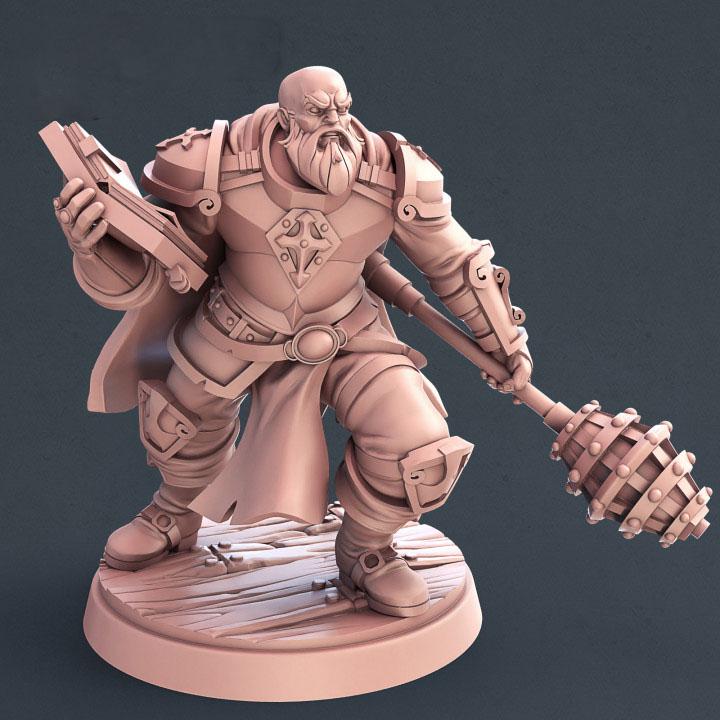 牧師3D打印模型