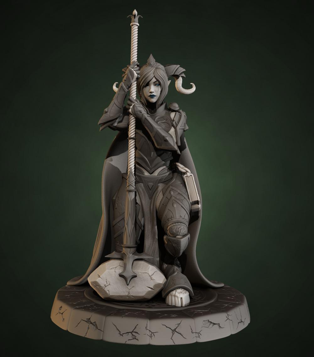 伊瑞爾 魔獸世界 德萊尼圣騎士3D打印模型