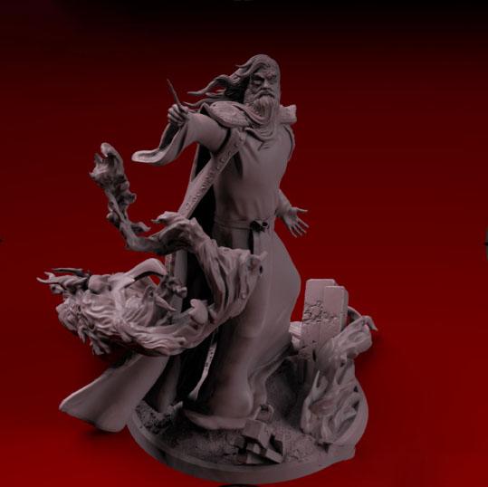 因努斯火法師3D打印模型