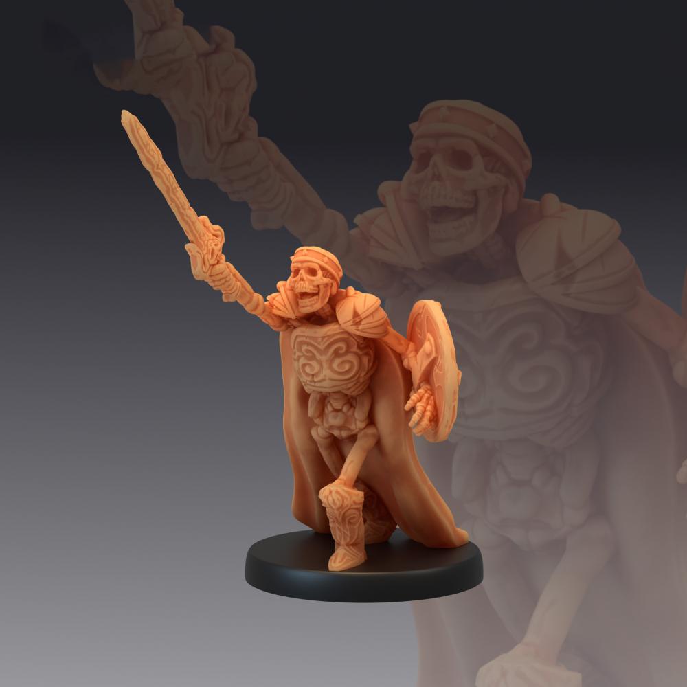 骷髏指揮官3D打印模型