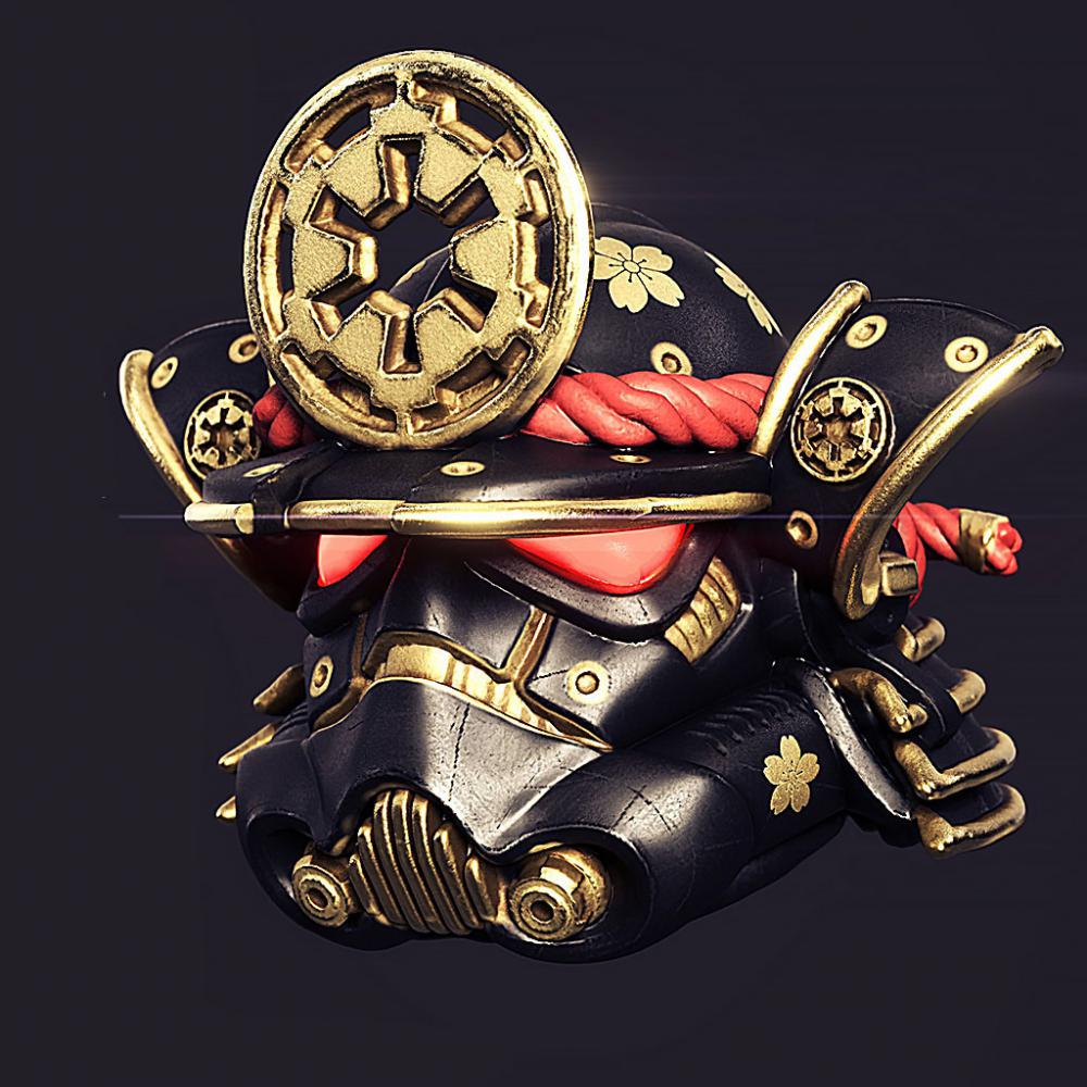 星球大戰(zhàn)騎兵頭盔五3D打印模型