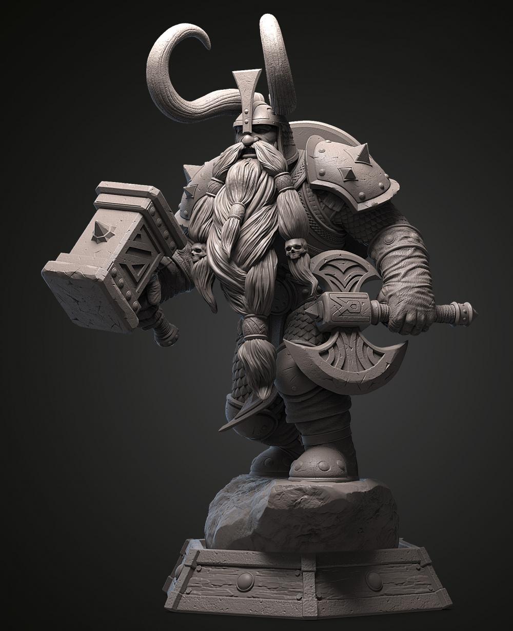 穆拉丁·銅須3D打印模型