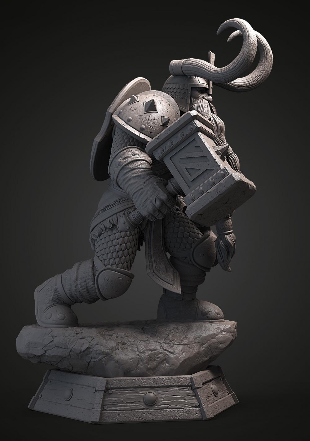 穆拉丁·銅須3D打印模型