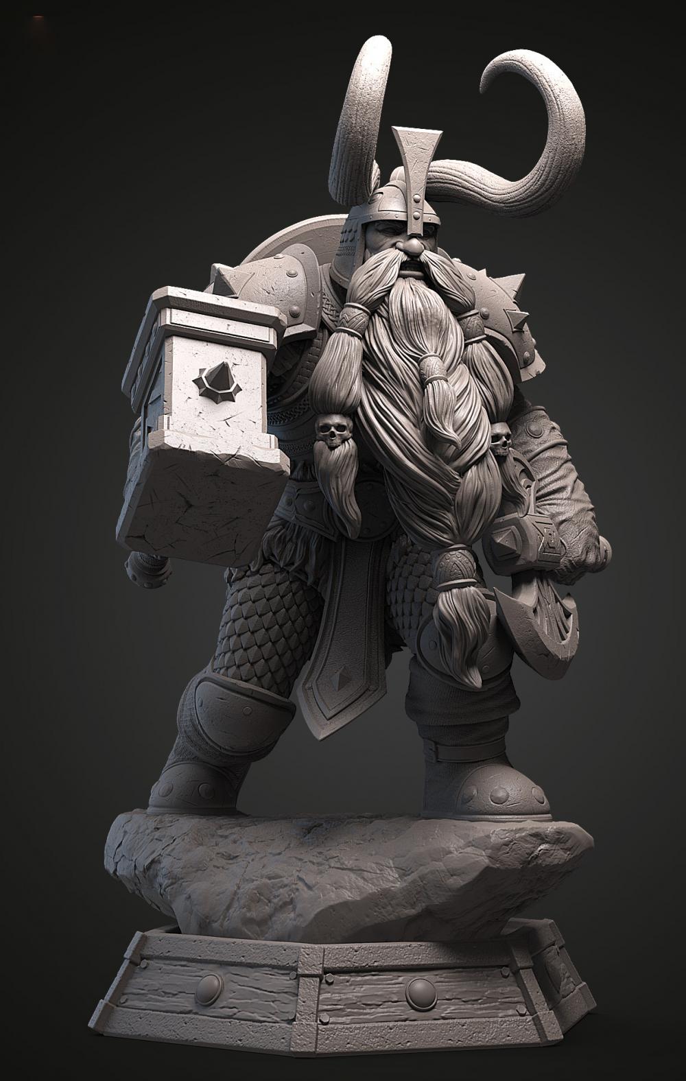 穆拉丁·銅須3D打印模型