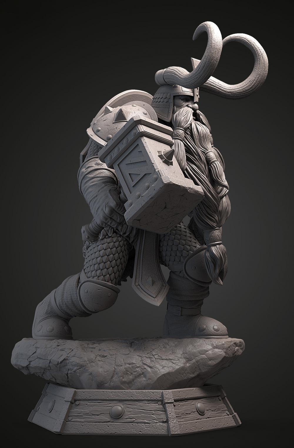 穆拉丁·銅須3D打印模型