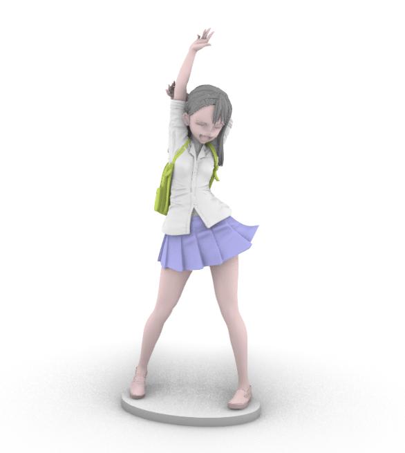 長(zhǎng)瀞早瀨同學(xué)3D打印模型