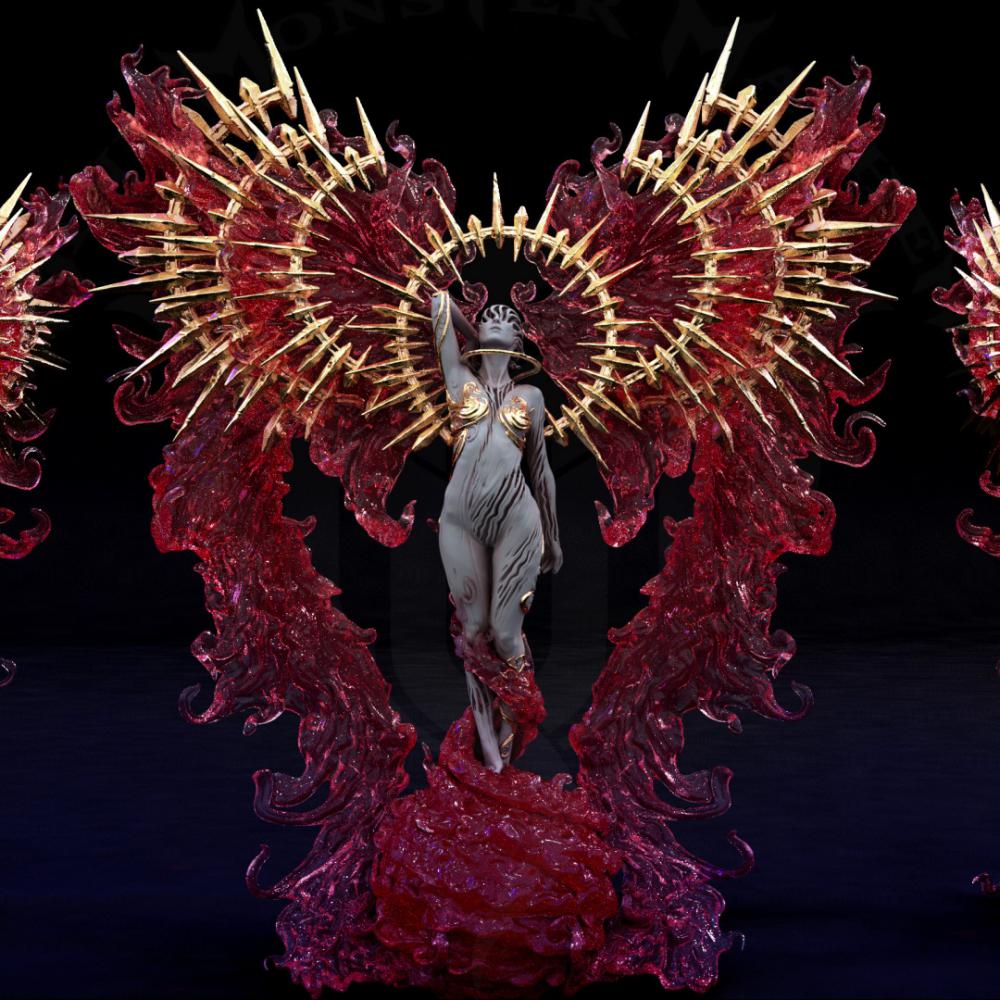 啟示錄天使3D打印模型