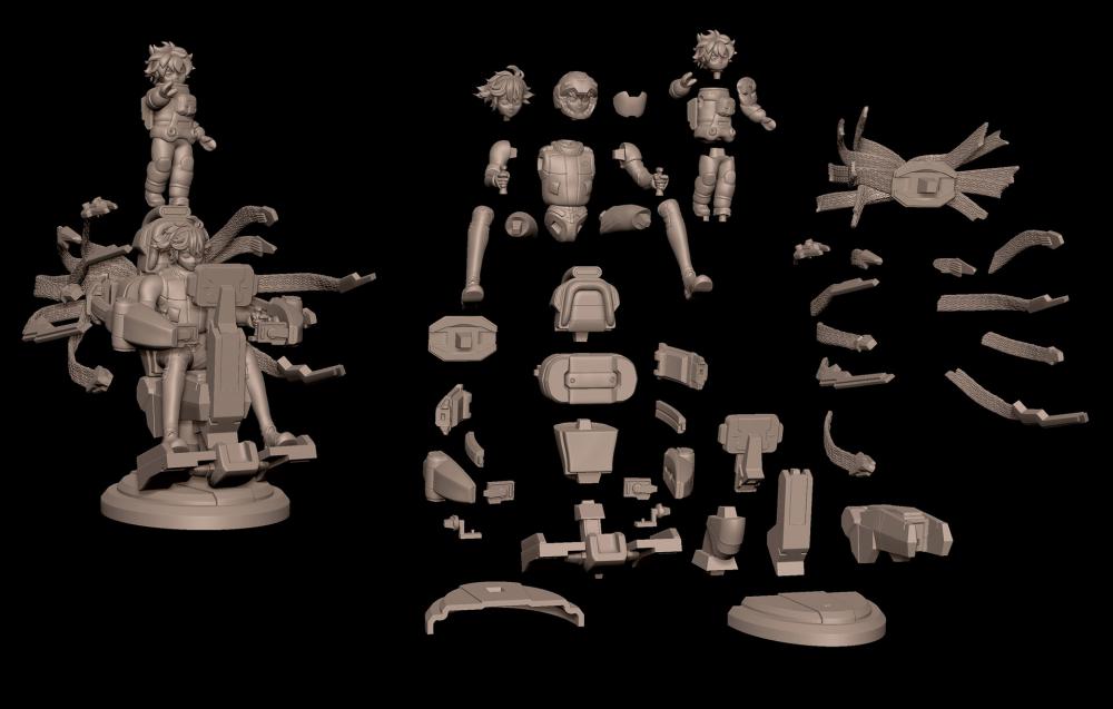 水星的魔女 斯萊塔·墨丘利 駕駛倉3D打印模型