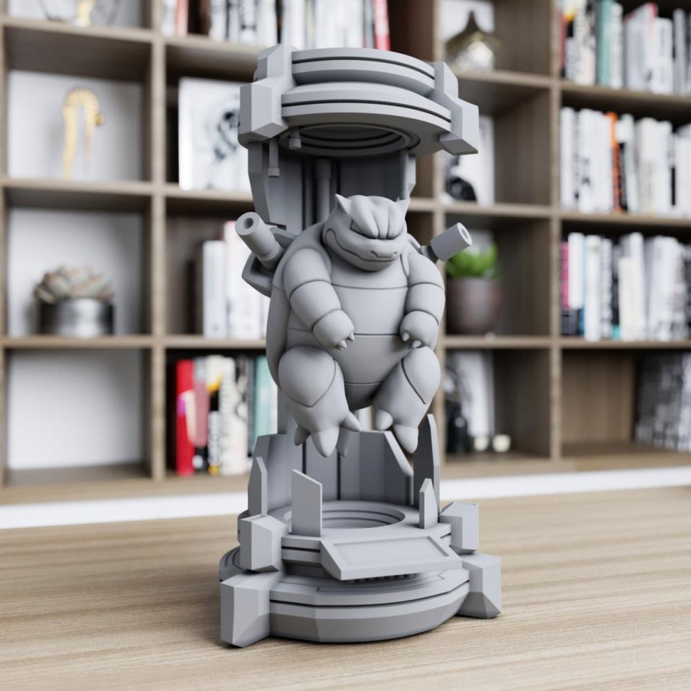 水箭龜3D打印模型