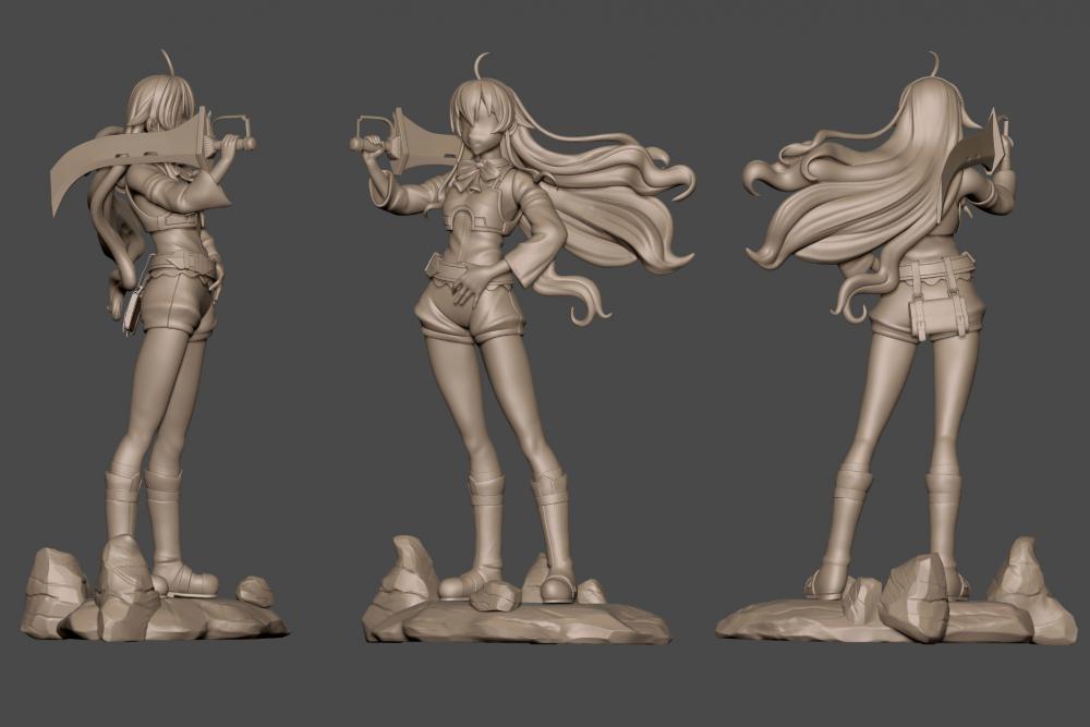 無(wú)職轉(zhuǎn)生 艾莉絲3D打印模型