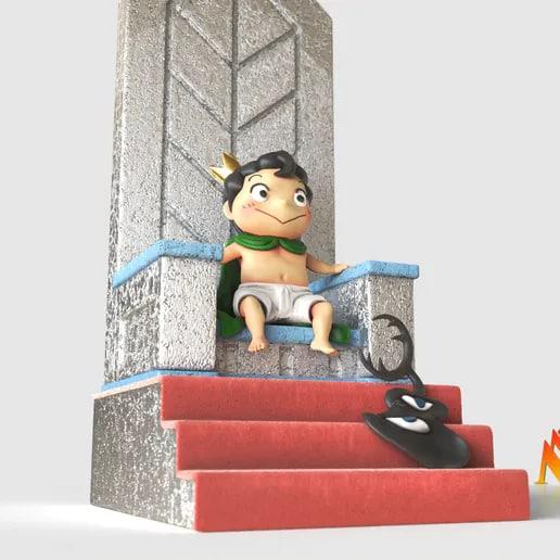 波吉國王3D打印模型