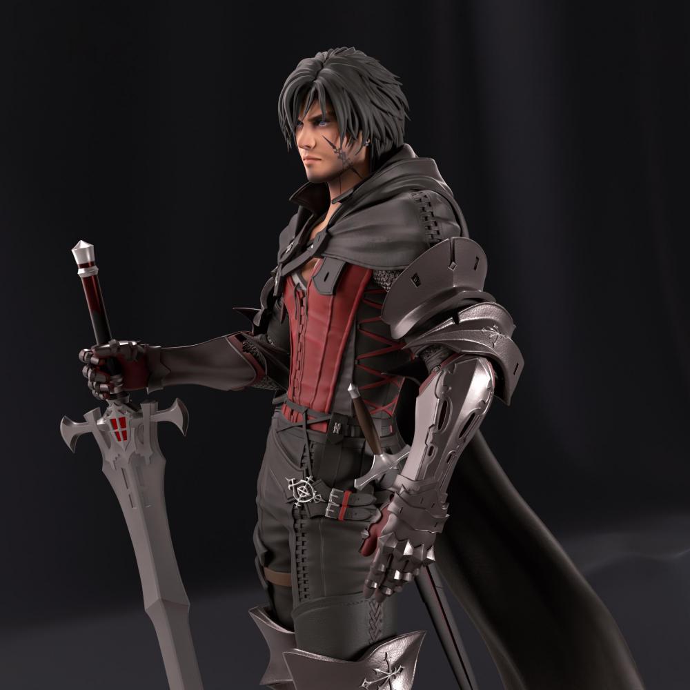 克萊夫 最終幻想3D打印模型