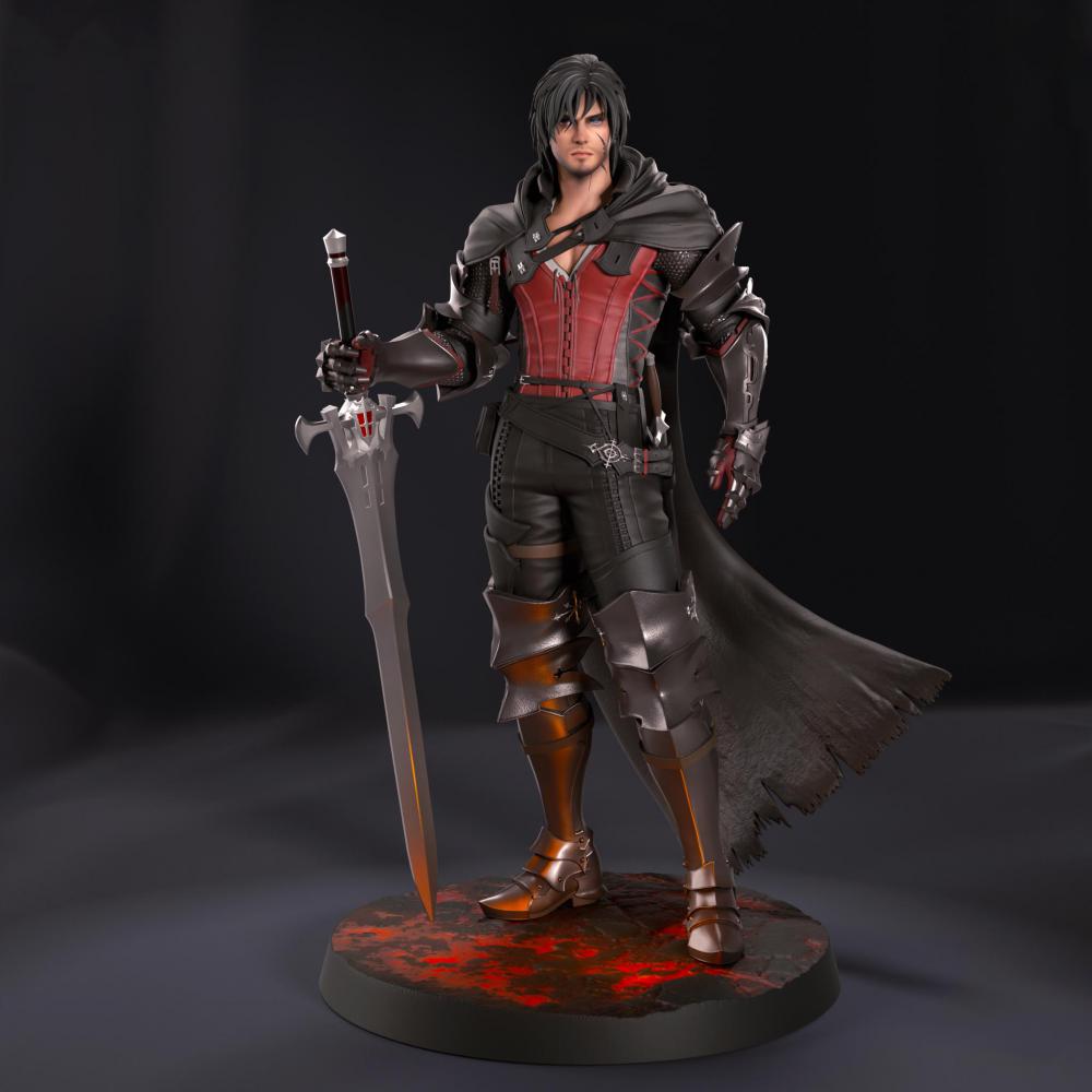 克萊夫 最終幻想3D打印模型