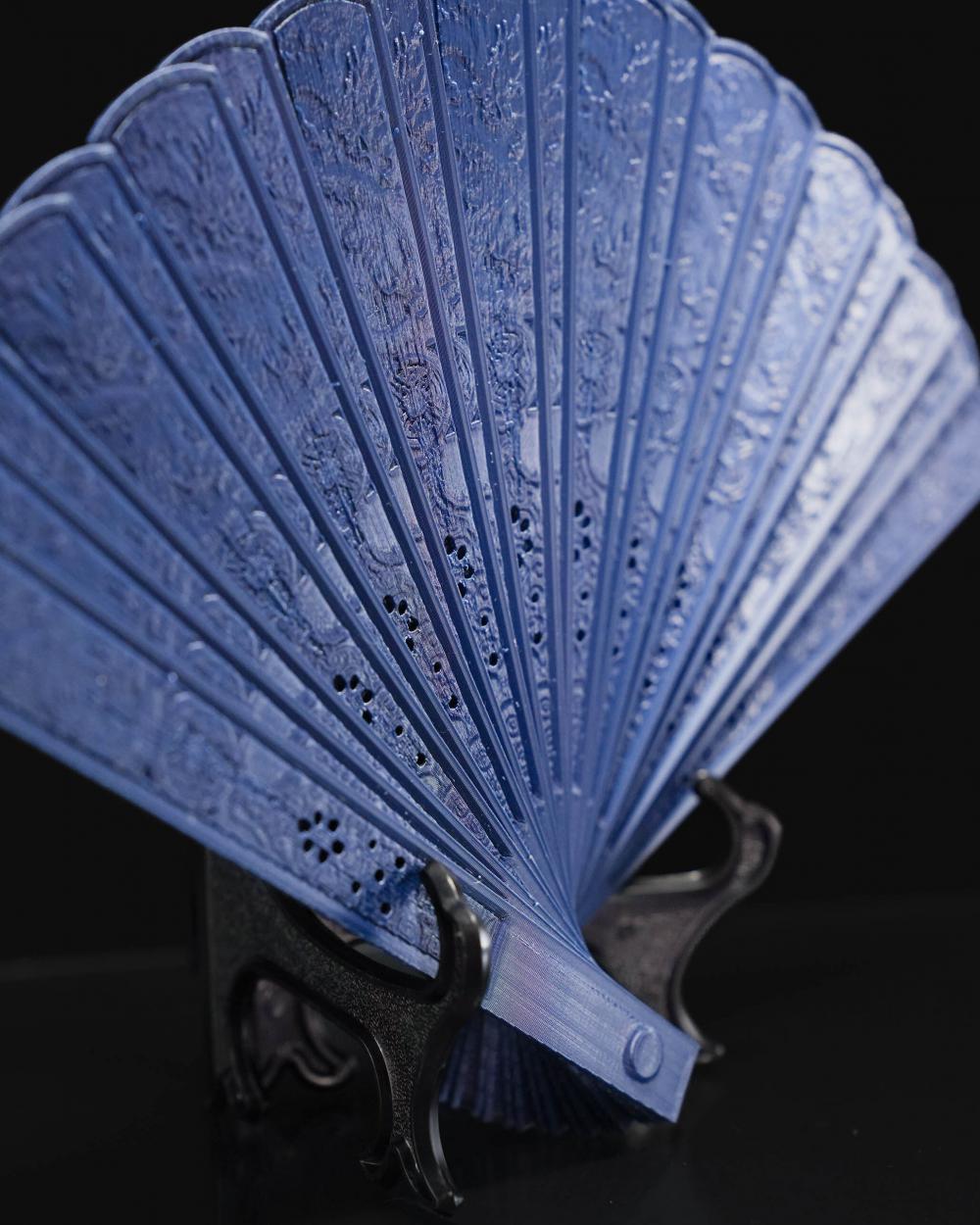 可折疊扇子3D打印模型