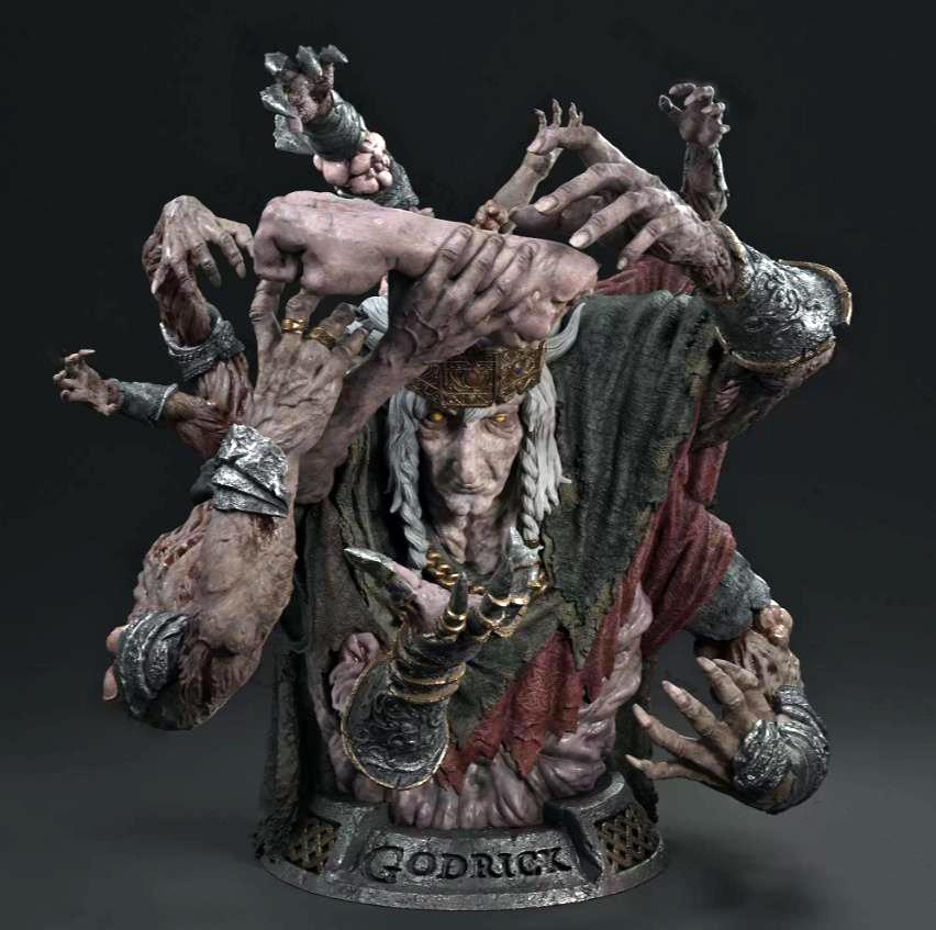 《艾爾登法環(huán)》 葛瑞克3D打印模型