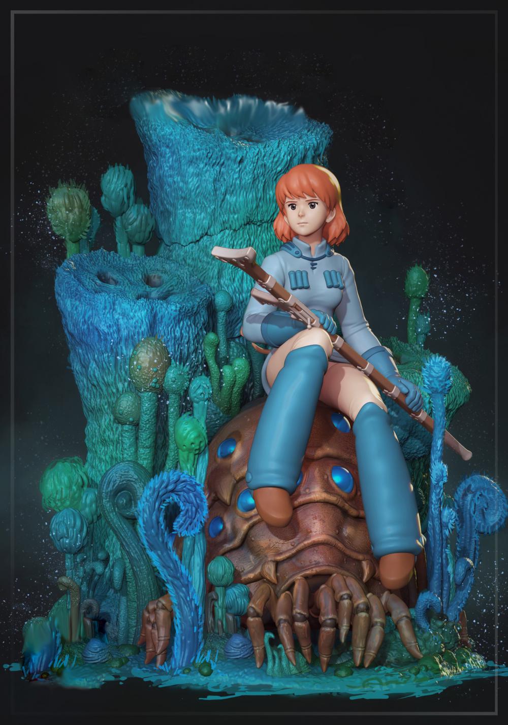 風之谷 娜西卡3D打印模型