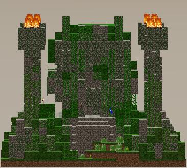 我的世界叢林石廟3D打印模型