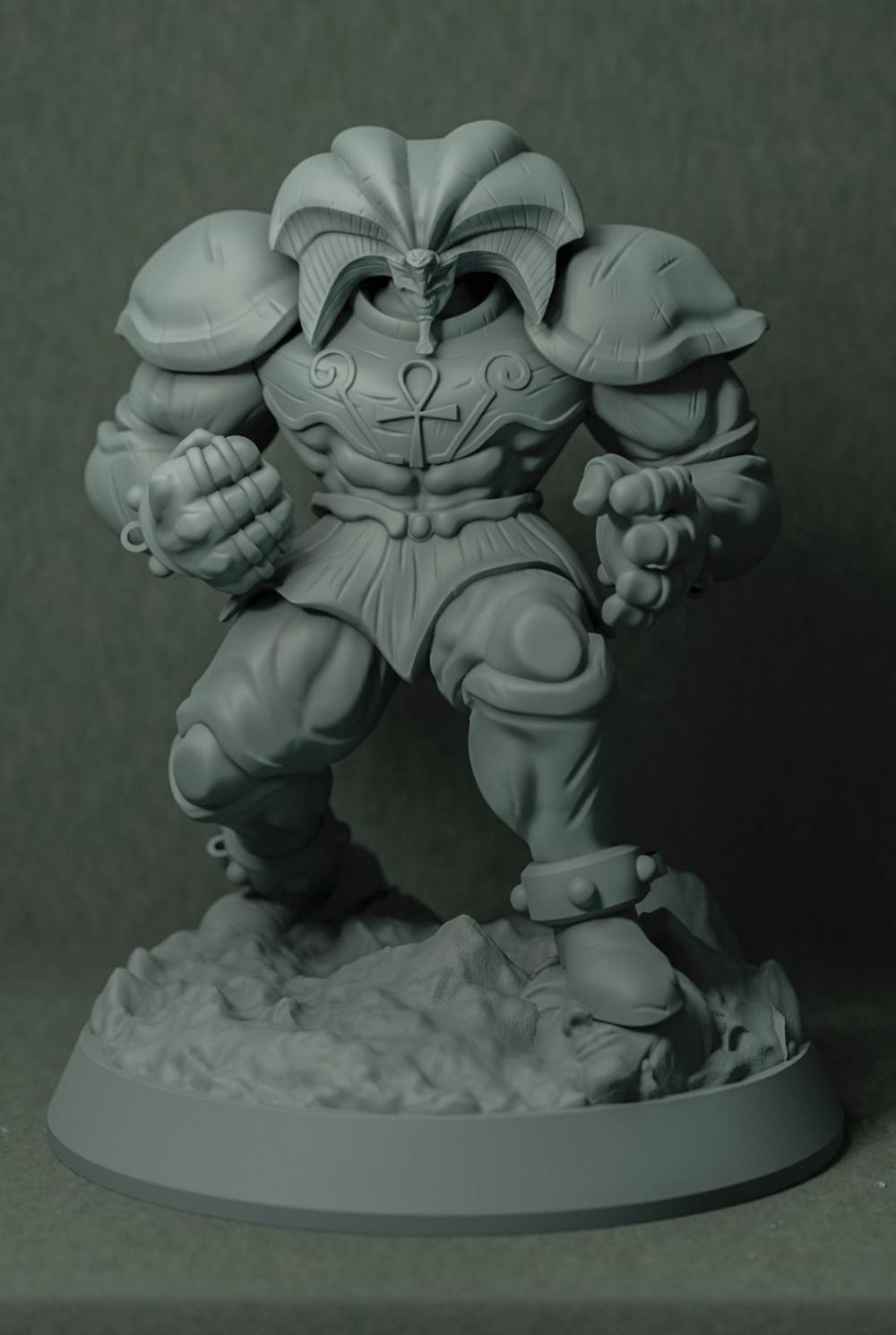 艾克佐迪亞 游戲王3D打印模型