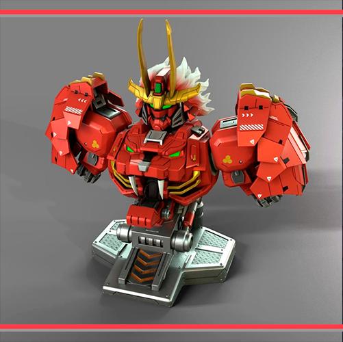 甲斐之虎-武田信玄 高達3D打印模型