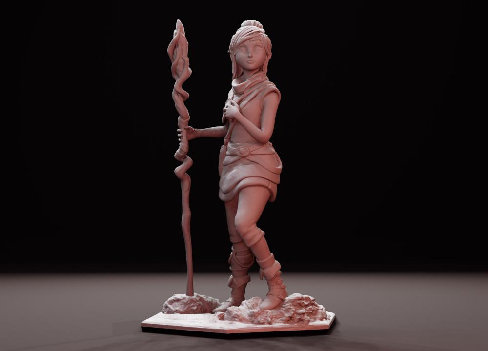 靈魂之橋 林芳和腐靈3D打印模型