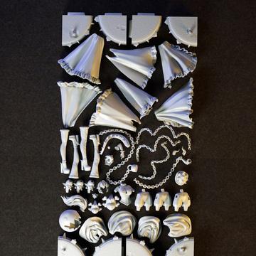 馬里奧-庫巴公主3D打印模型