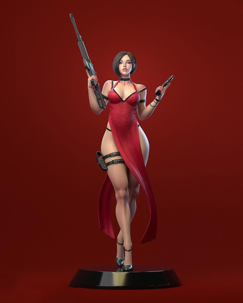 雙槍  艾達(dá)王3D打印模型