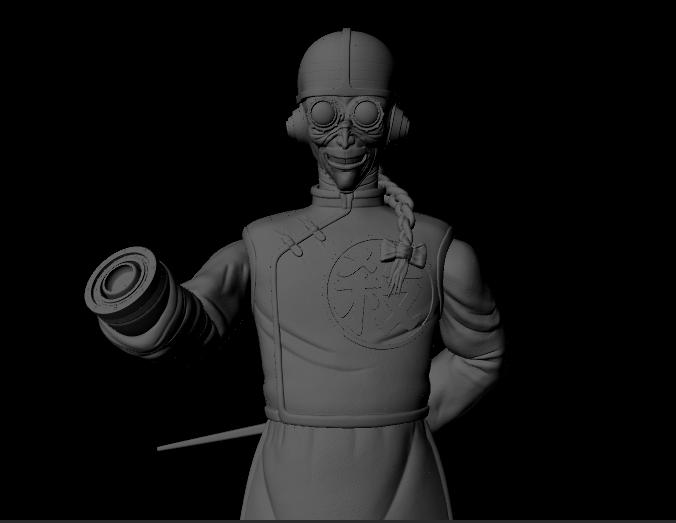 龍珠  第一殺手 桃白白3D打印模型