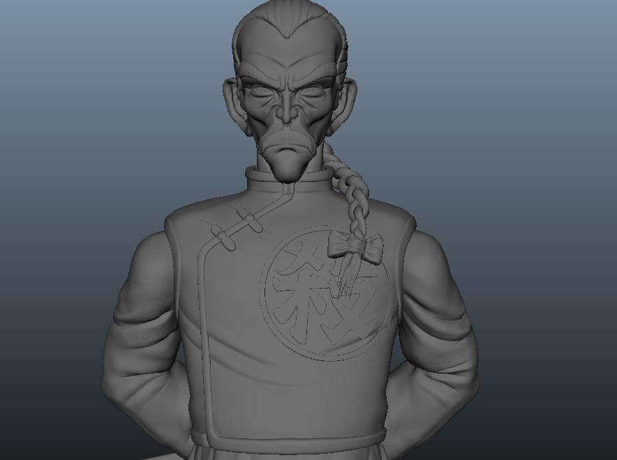 龍珠  第一殺手 桃白白3D打印模型