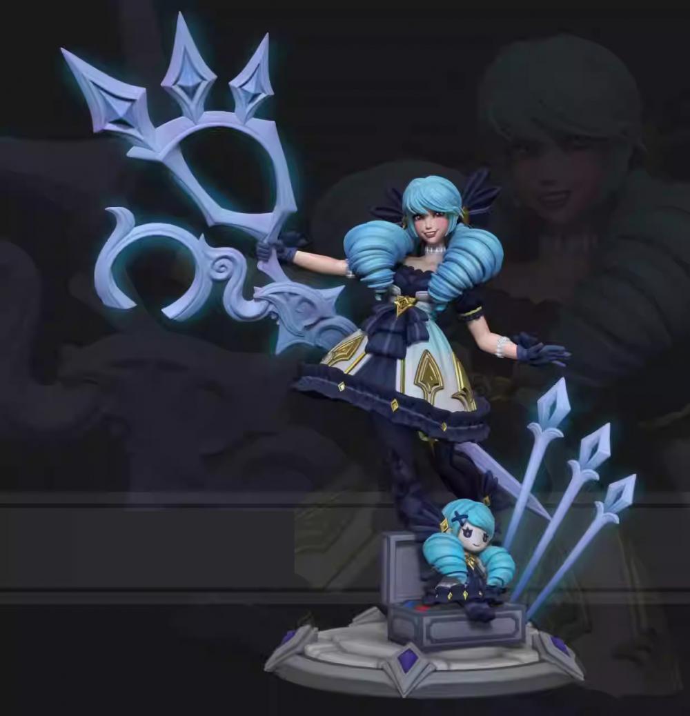 英雄聯(lián)盟-格溫3D打印模型