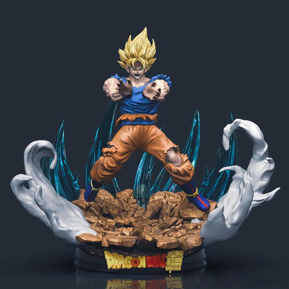 孫悟空 超級賽亞人 龍珠3D打印模型