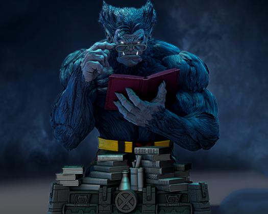 野獸X戰(zhàn)警半身像3D打印模型