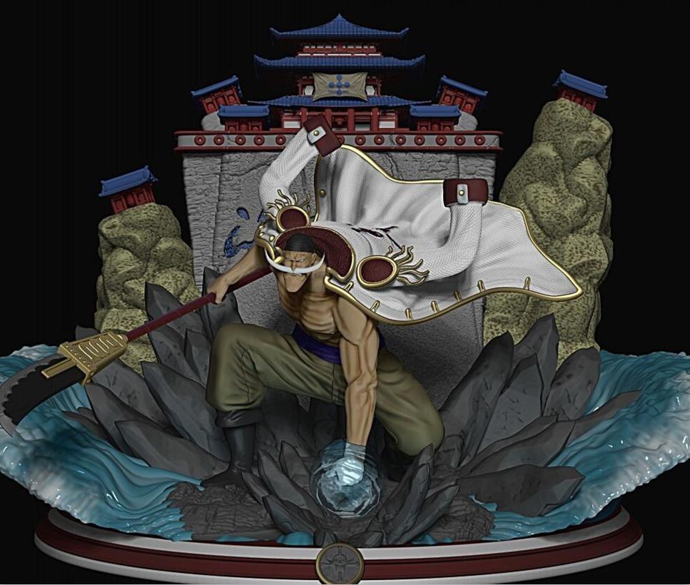 海賊王 白胡子3D打印模型