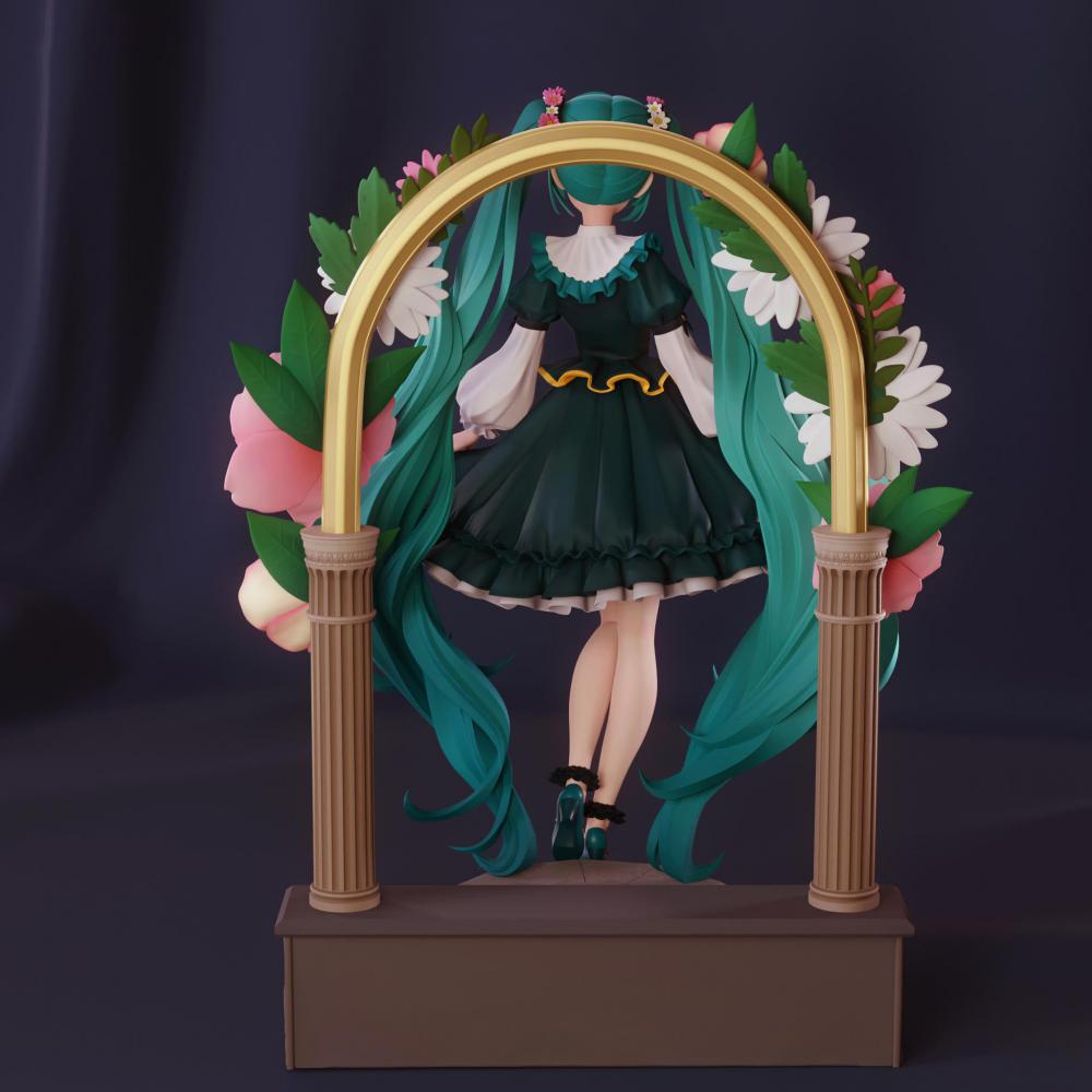 初音未來3D打印模型