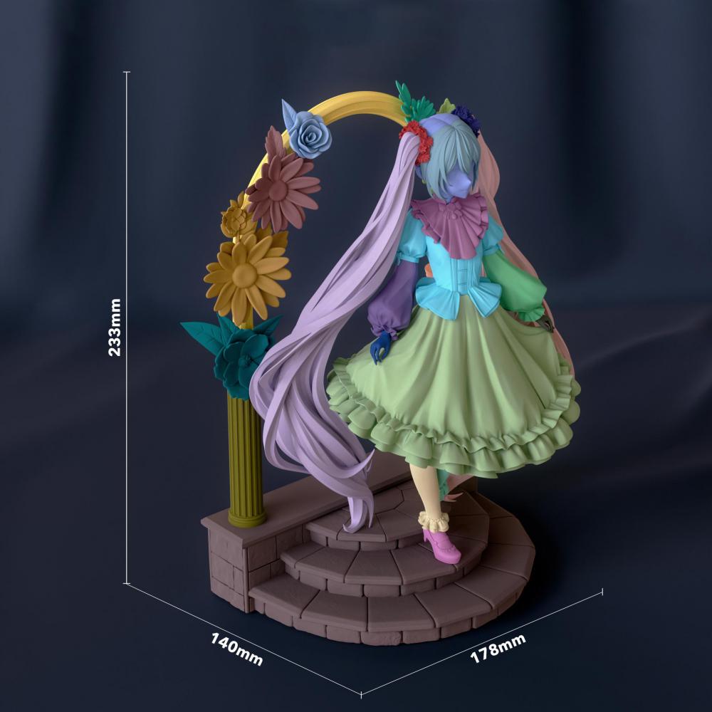 初音未來3D打印模型