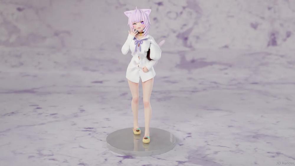 HOLOLIVE-貓又小粥3D打印模型