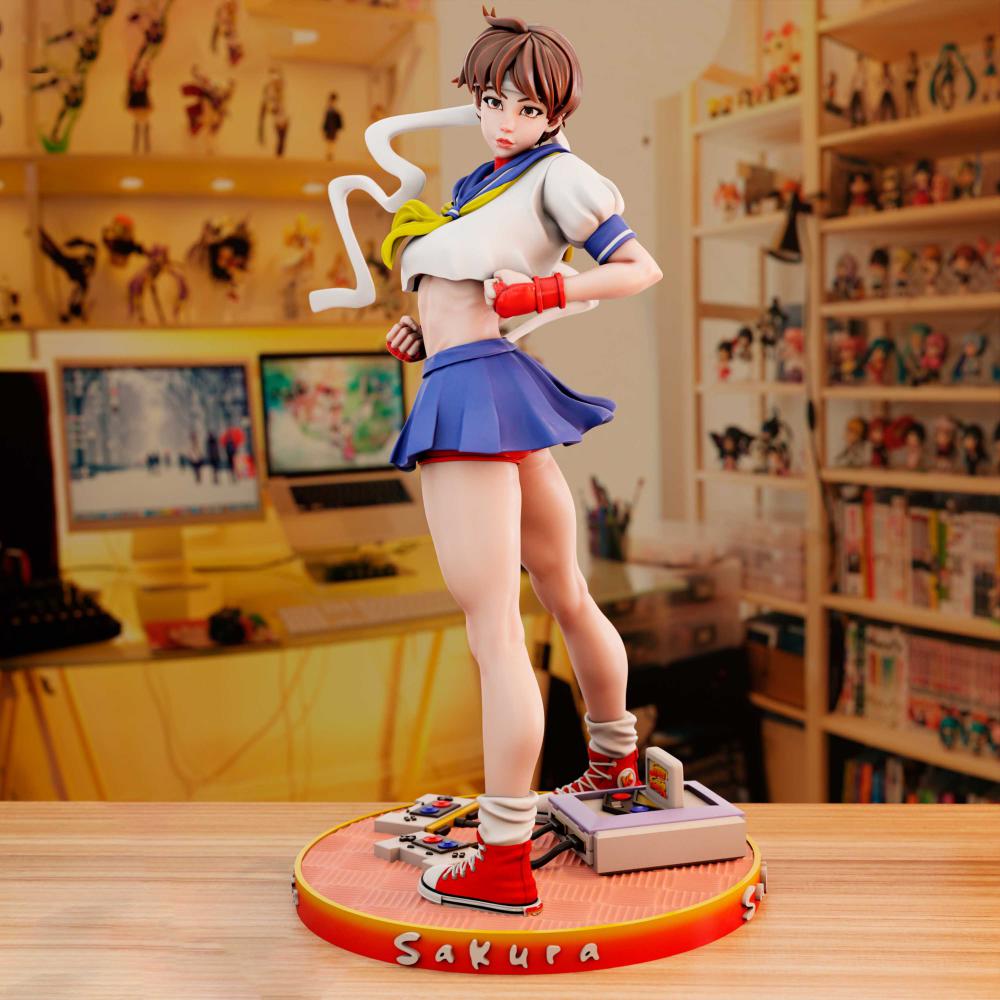 春日野櫻 街霸3D打印模型