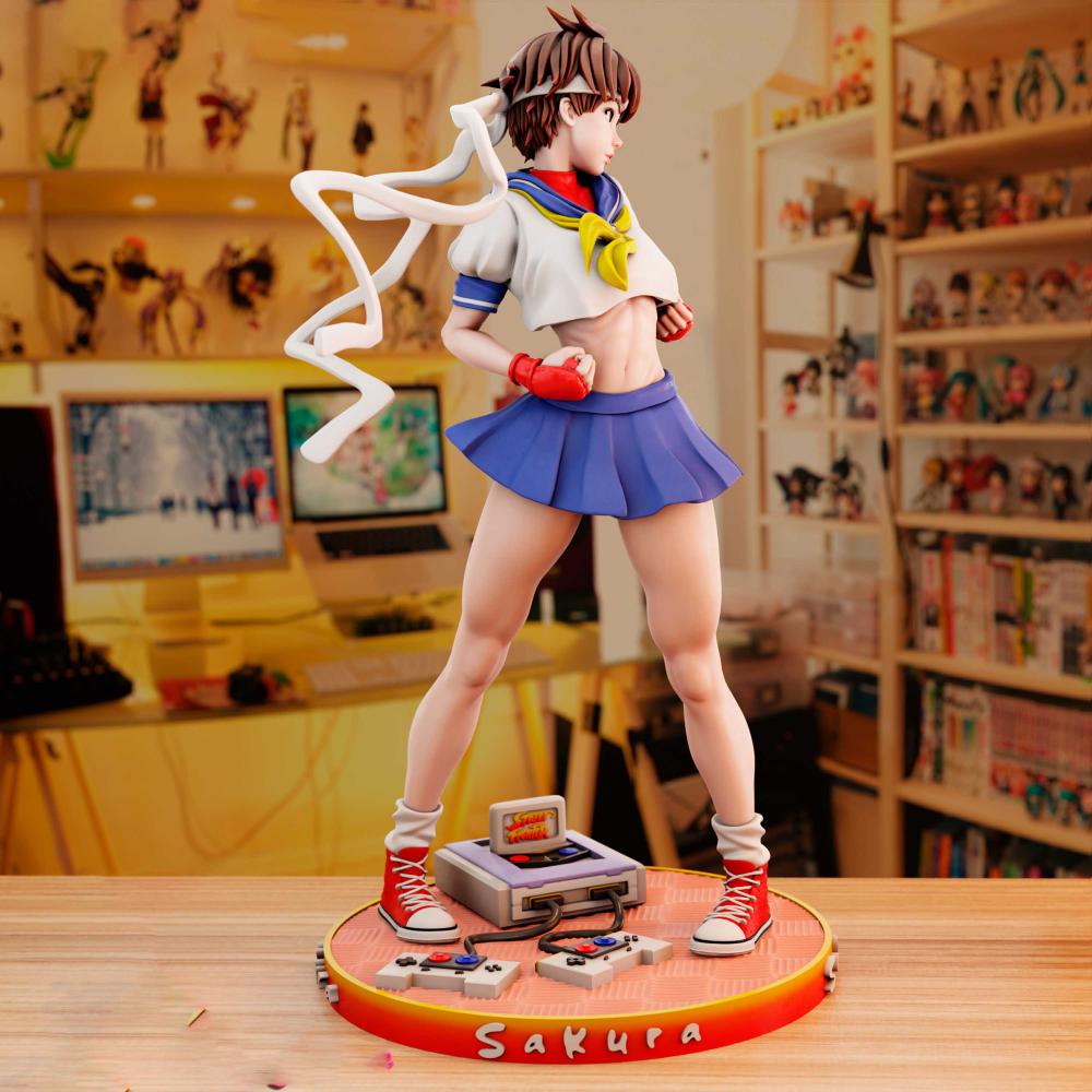 春日野櫻 街霸3D打印模型