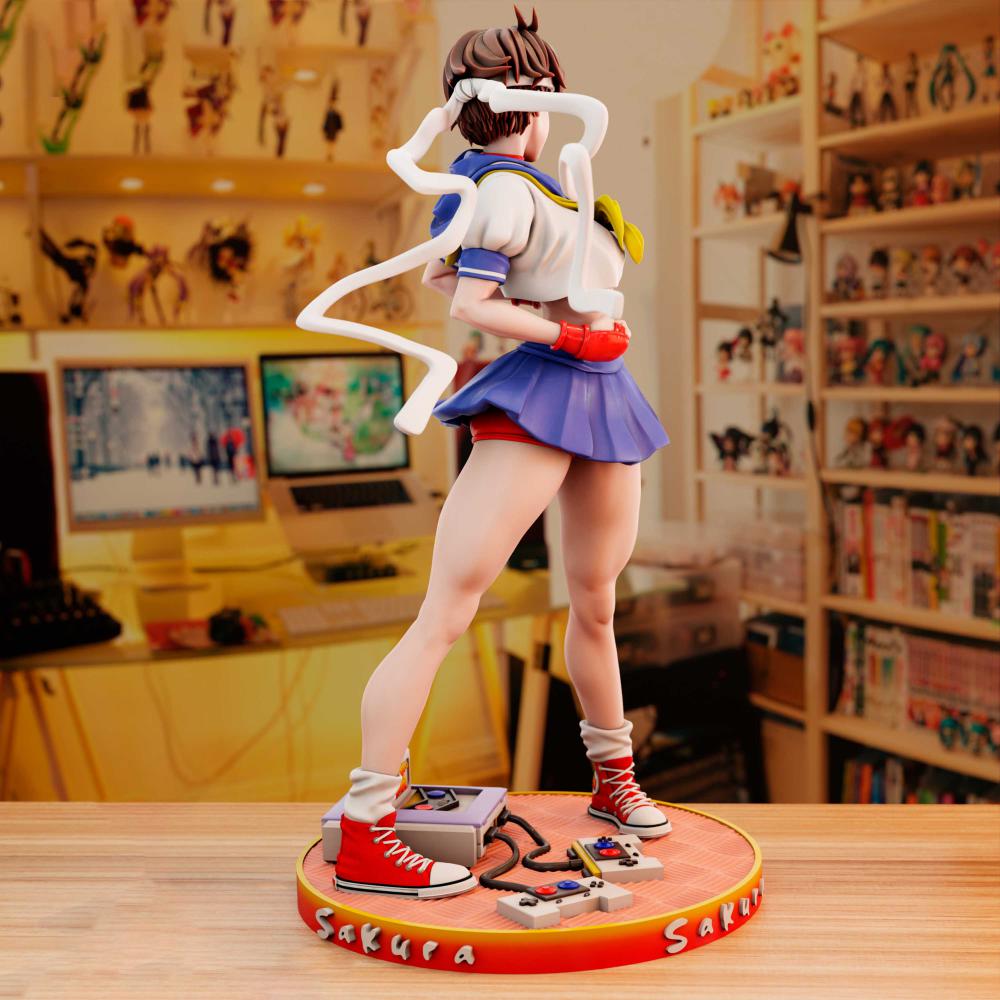 春日野櫻 街霸3D打印模型