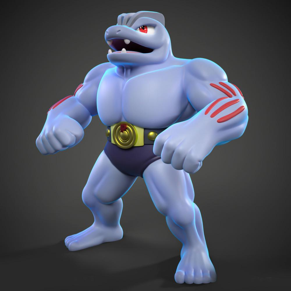 寶可夢 豪力3D打印模型