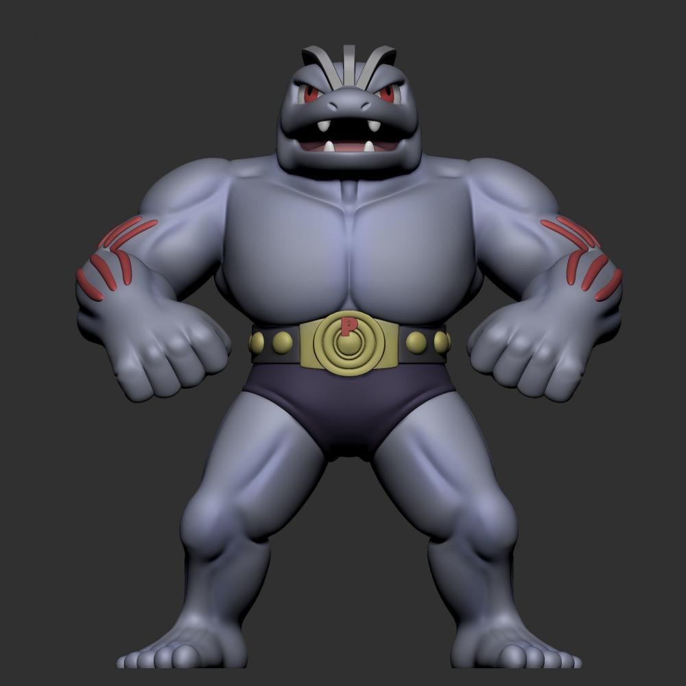 寶可夢(mèng) 豪力3D打印模型