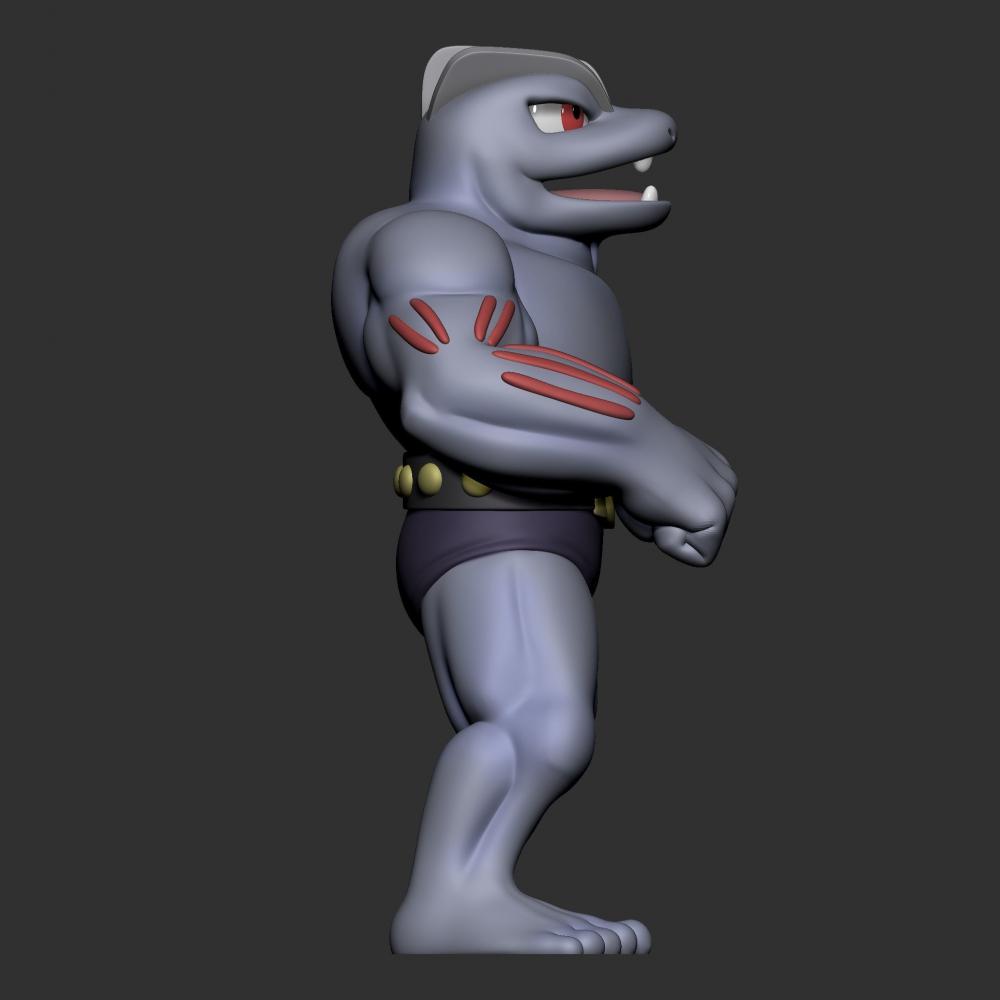 寶可夢(mèng) 豪力3D打印模型