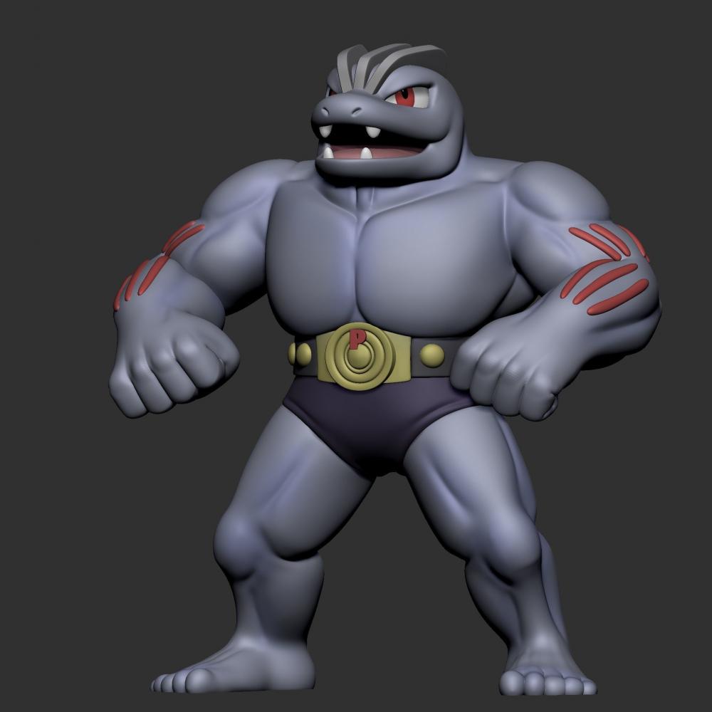 寶可夢(mèng) 豪力3D打印模型