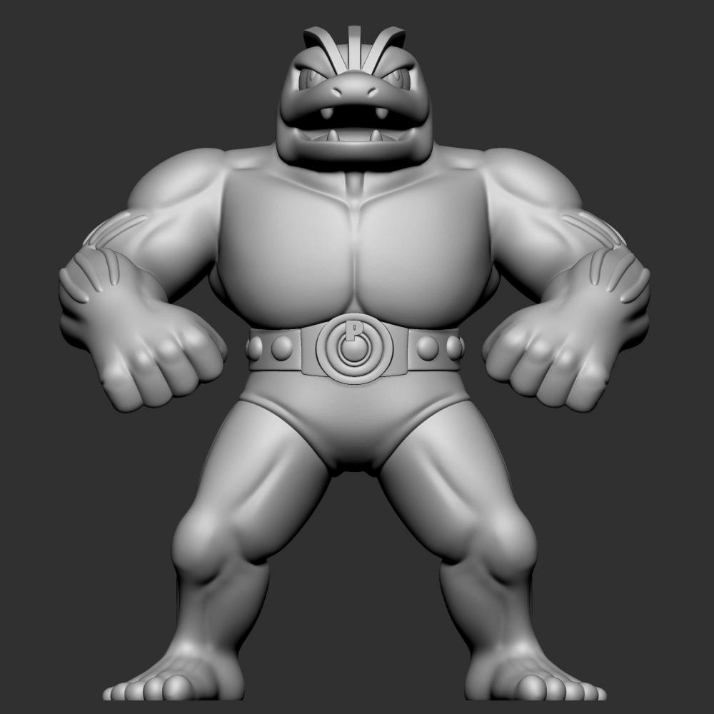 寶可夢(mèng) 豪力3D打印模型