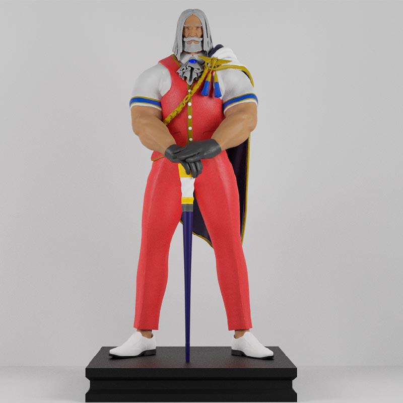 JP 街頭霸王63D打印模型