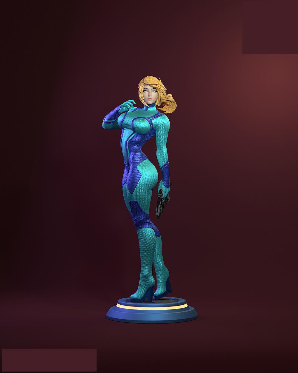 銀河戰(zhàn)士-薩姆斯·阿蘭3D打印模型