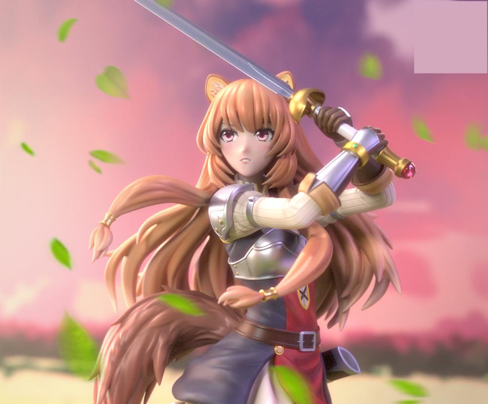 盾之勇者成名錄-拉芙塔莉雅3D打印模型