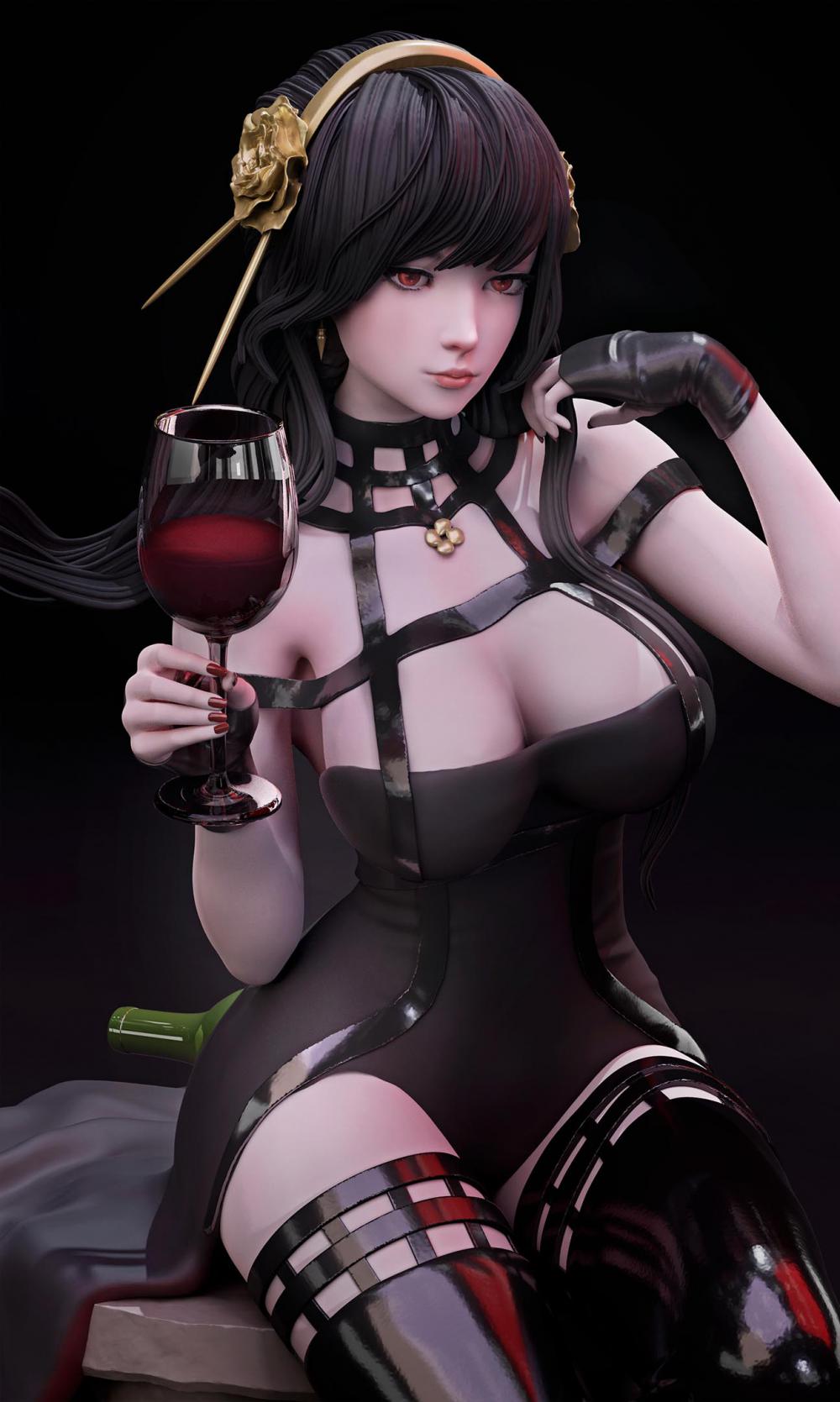 性感 約爾 3D打印模型