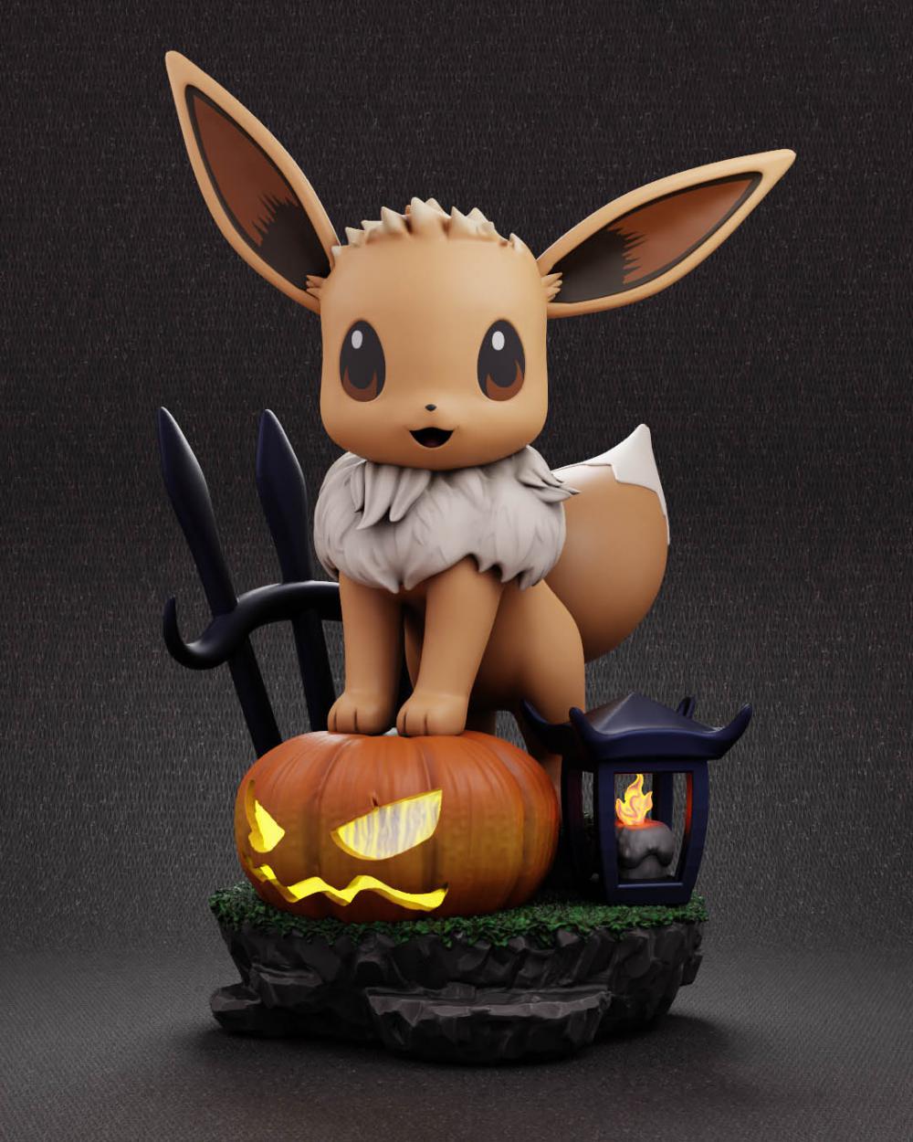 萬圣節(jié)伊布3D打印模型