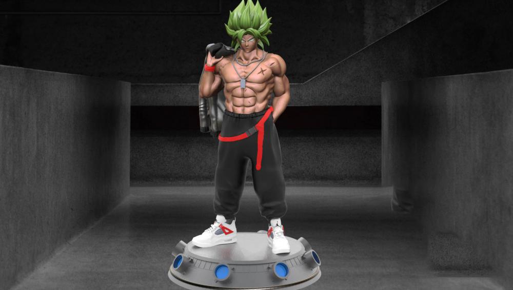 布羅利 運動版3D打印模型